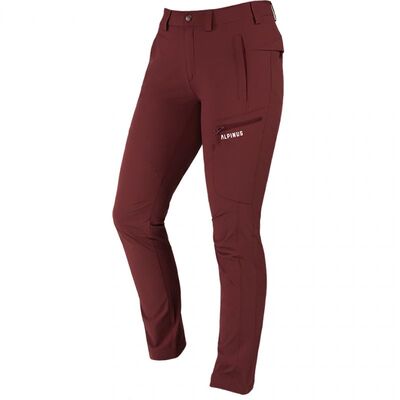 Alpinus Womens Mulleres Trekking Pants - Burgundy