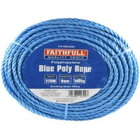 Faithfull Blue Poly Rope 8mm 220m
